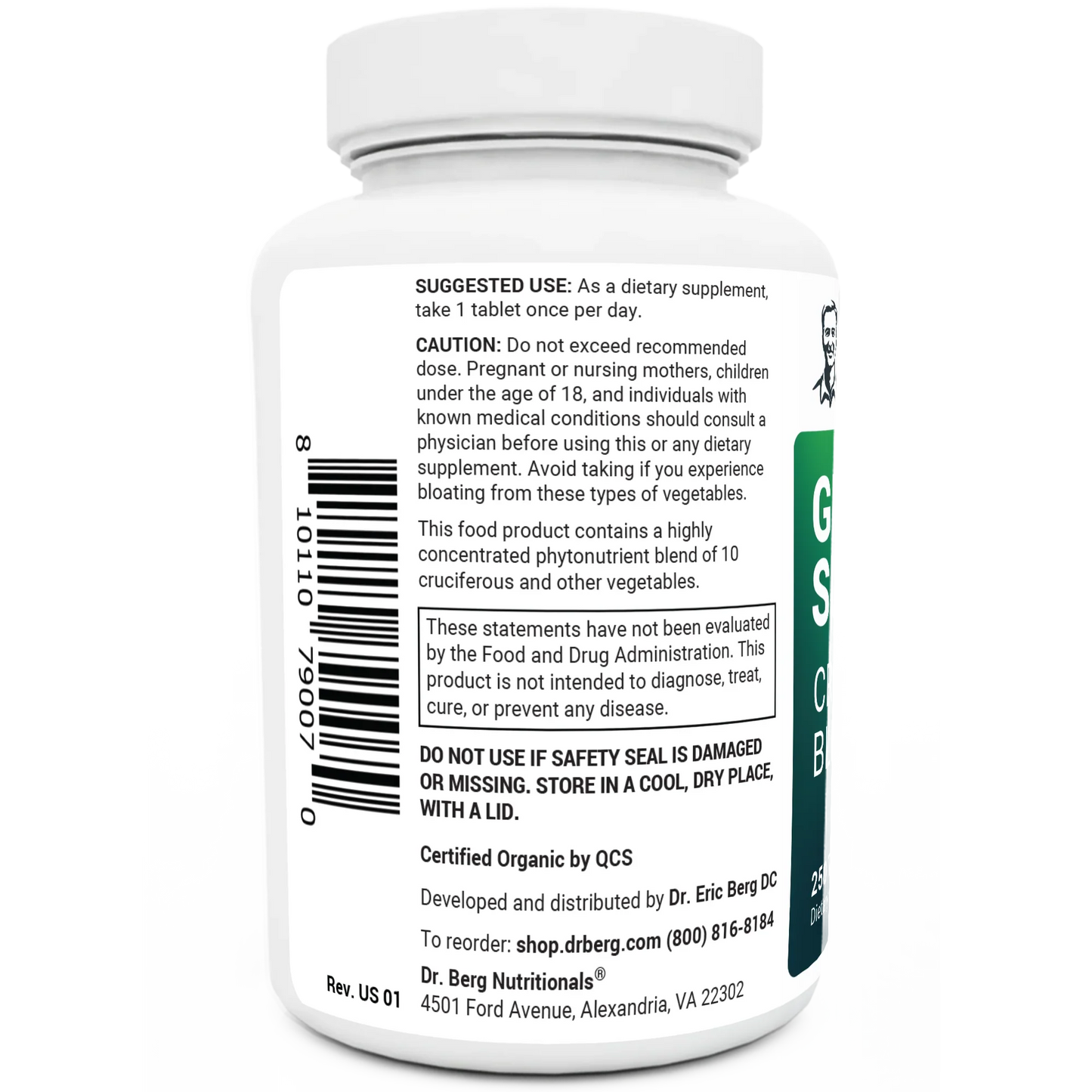 Greens Superfood Cruciferous Blend 250 Tablets