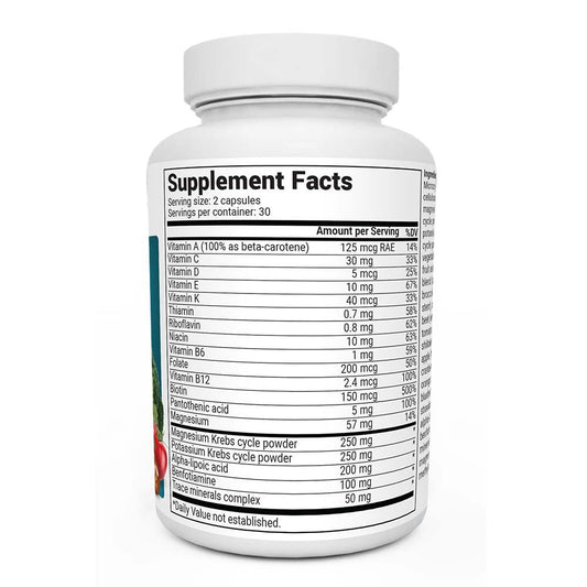 Whole Food Multivitamin with Minerals (Previously known as Keto Energy)