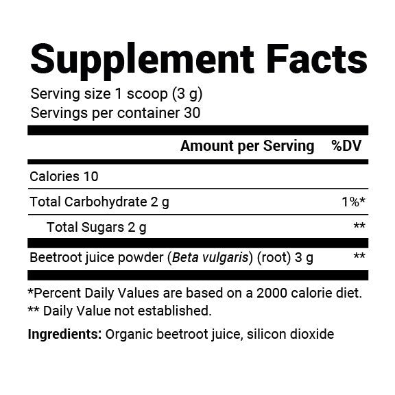Organic Beetroot Juice Powder – Raw, Fresh, USDA Organic