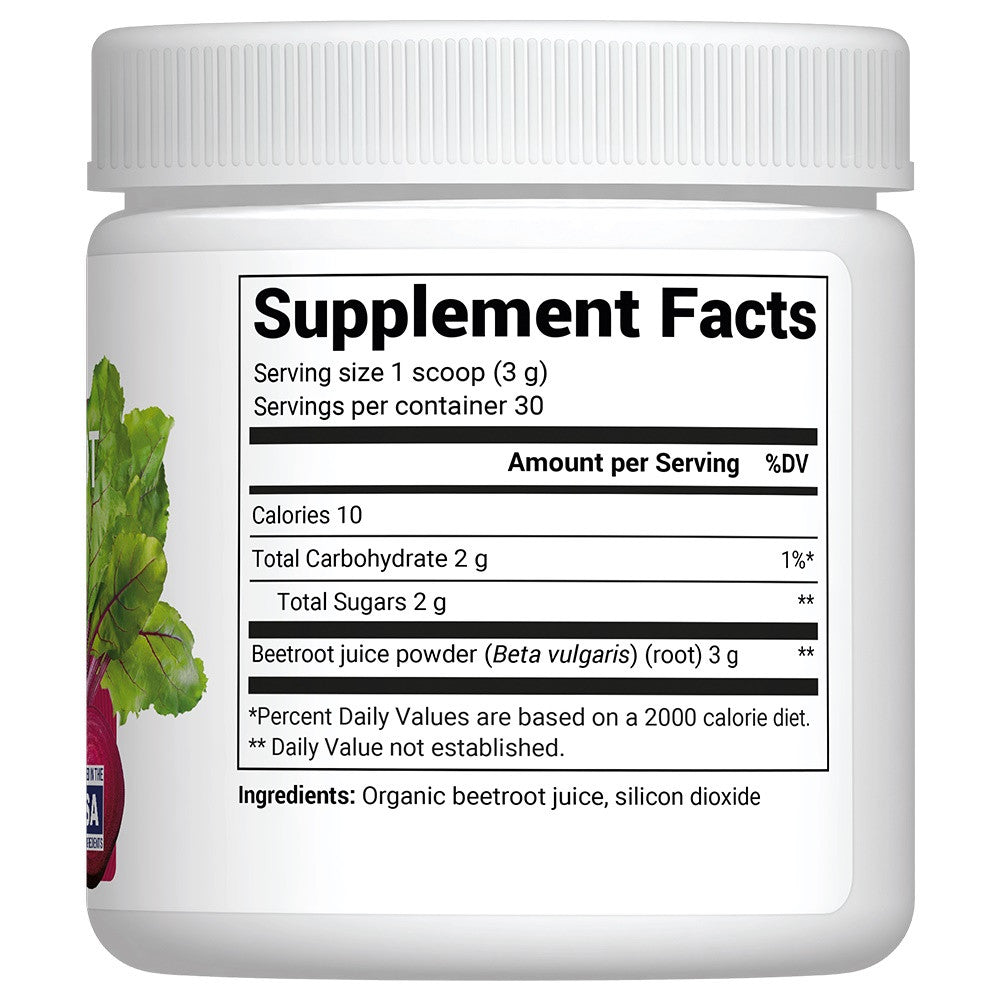 Organic Beetroot Juice Powder – Raw, Fresh, USDA Organic