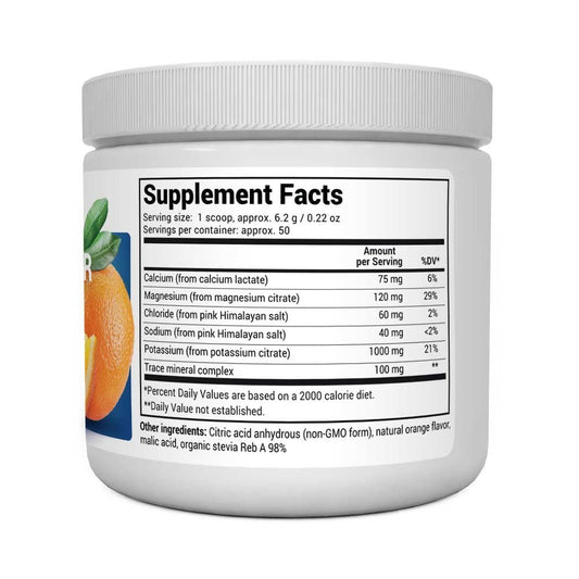 Electrolyte Powder Orange Natural Flavor