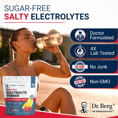 Electrolyte Powder Salty Raspberry Lemon