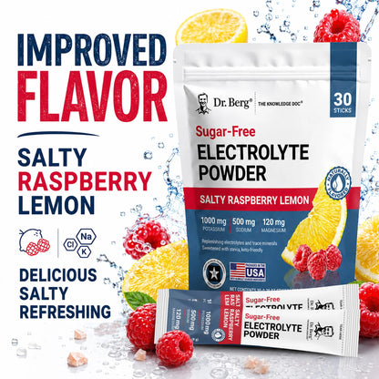 Electrolyte Powder Salty Raspberry Lemon