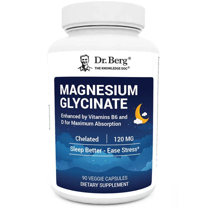 Magnesium Glycinate 120 mg - 90 Capsules