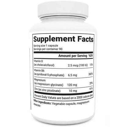 Magnesium Glycinate 120 mg - 90 Capsules