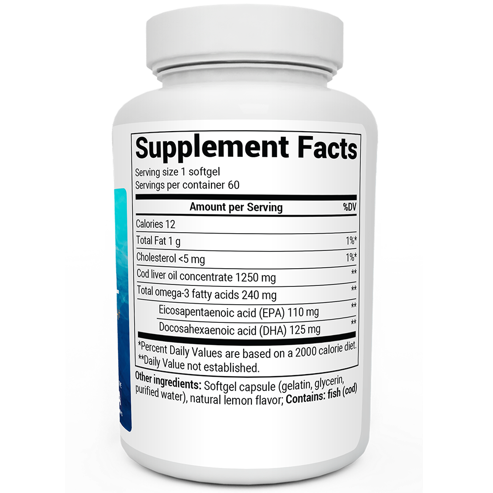 Omega-3 Cod Liver Fish Oil