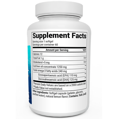 Omega-3 Cod Liver Fish Oil