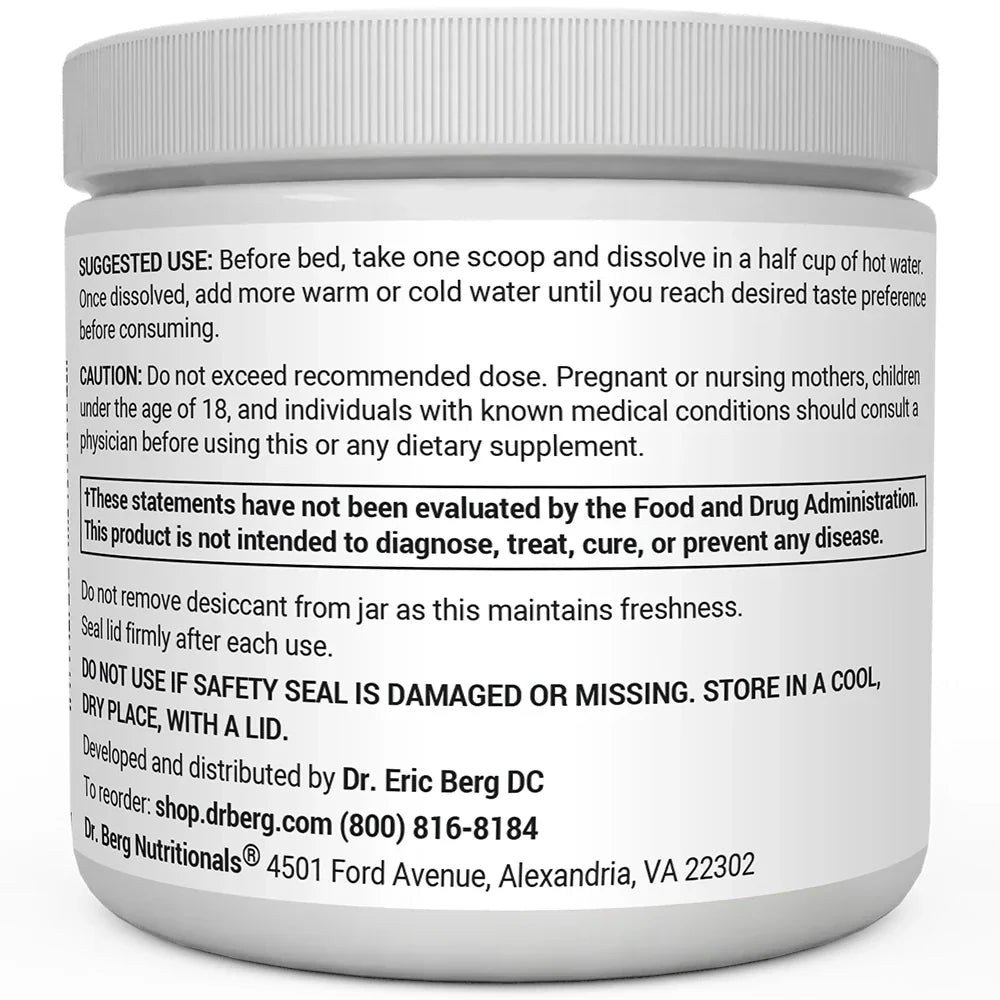 Magnesium Powder Drink Raspberry Lemon Flavor