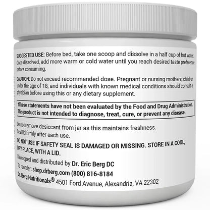 Magnesium Powder Drink Raspberry Lemon Flavor