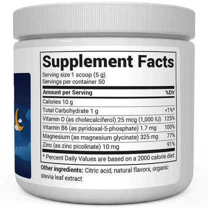 Magnesium Powder Drink Raspberry Lemon Flavor