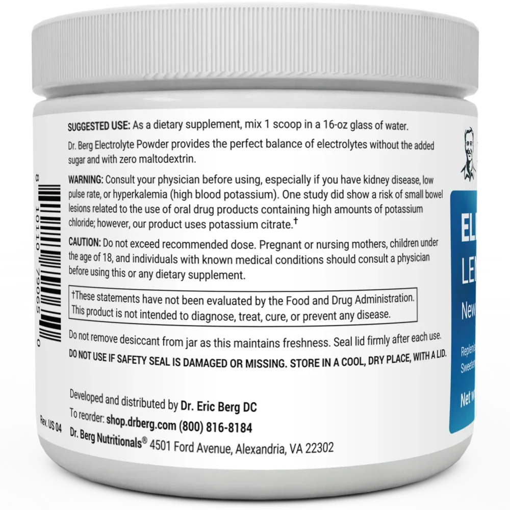 Electrolyte Powder Lemonade 50 servings