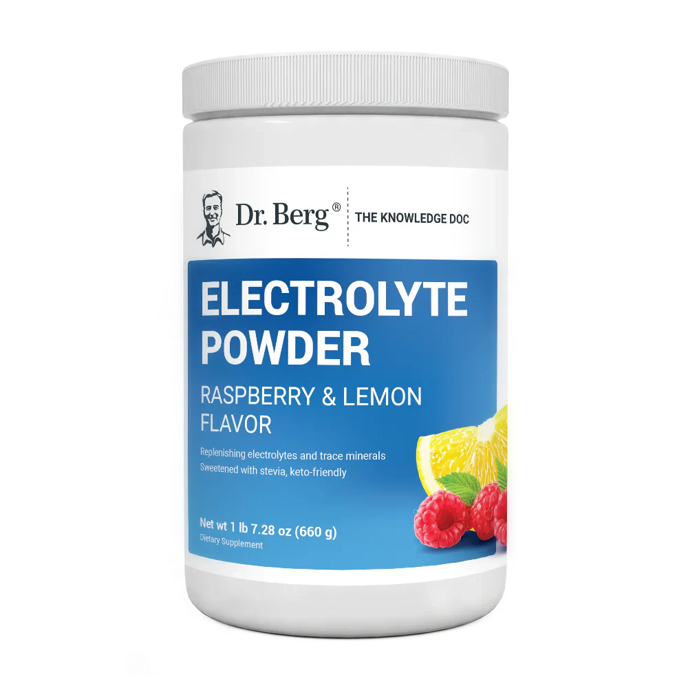 Electrolyte Powder Raspberry & Lemon Natural Flavor 100 Servings