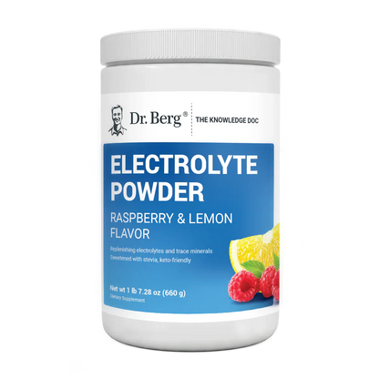 Electrolyte Powder Raspberry & Lemon Natural Flavor 100 Servings