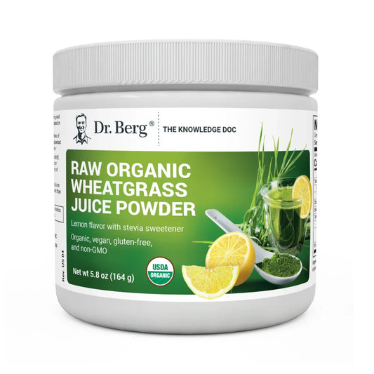 Raw Wheatgrass Juice Powder Lemon